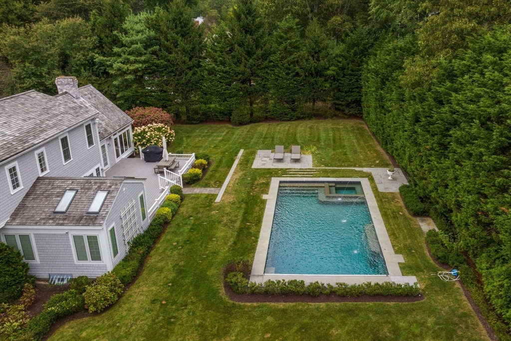 1460 South County Road Barnstable, MA 02655 - Photo 34 of 40 an aerial view of a house with a yard