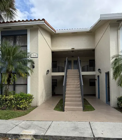 a front view of a house with entryway