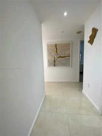 a view of hallway with window
