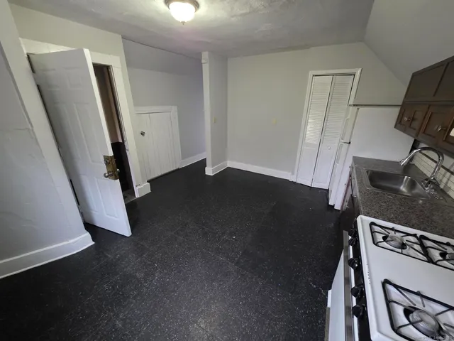 a view of a storage and utility room
