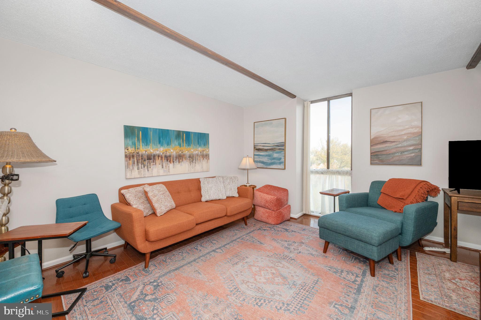 6800 Fleetwood Road, Unit 509 McLean, VA 22101 - Photo 12 of 48 a living room with furniture and a large window