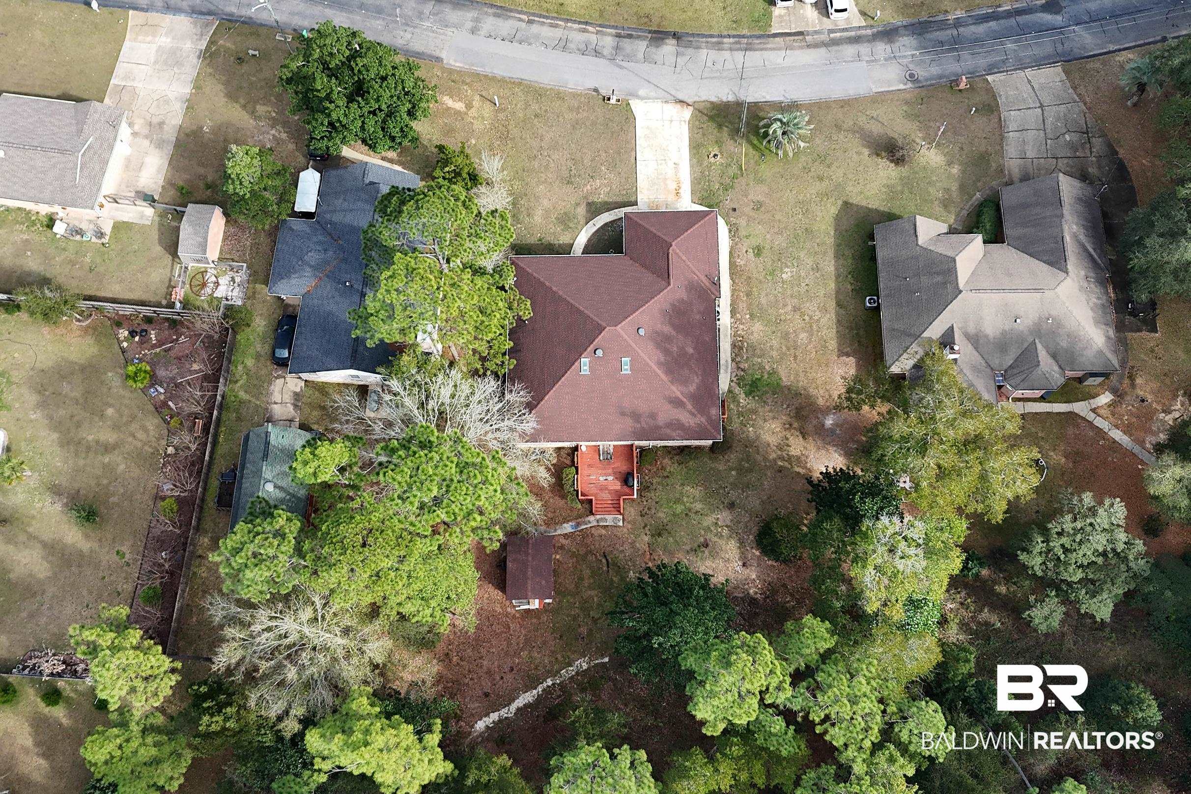 2674 Pine Ridge Drive Lillian, AL 36549 - Photo 28 of 42 Aerial view of property and surrounding area