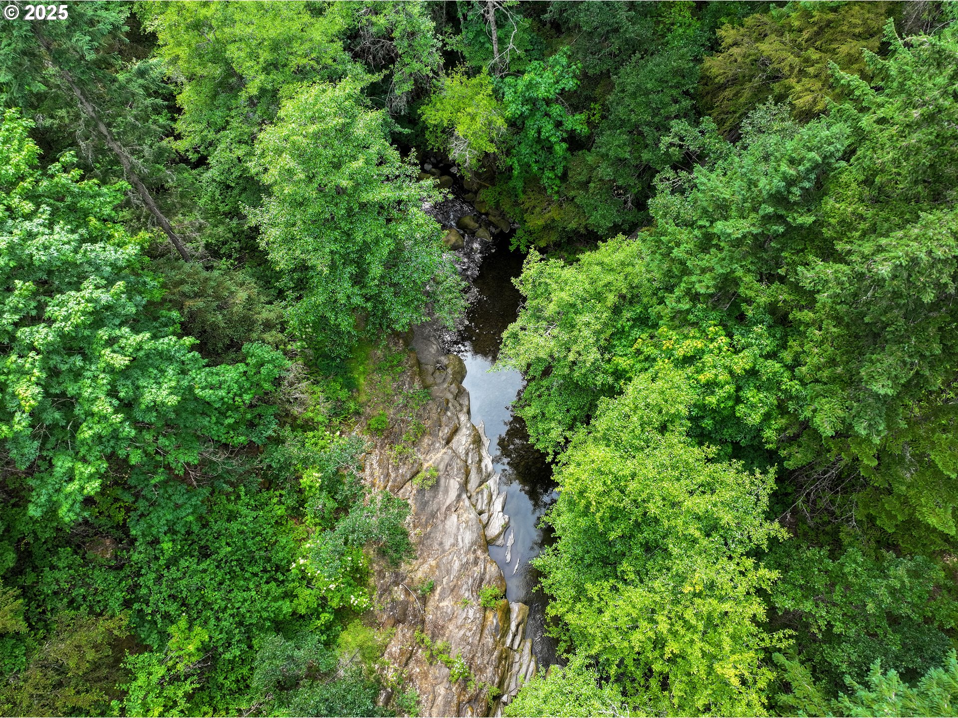 Oak Ridge Road White Salmon, WA 98672 - Photo 27 of 34 an aerial view of residential house with outdoor space and trees all around