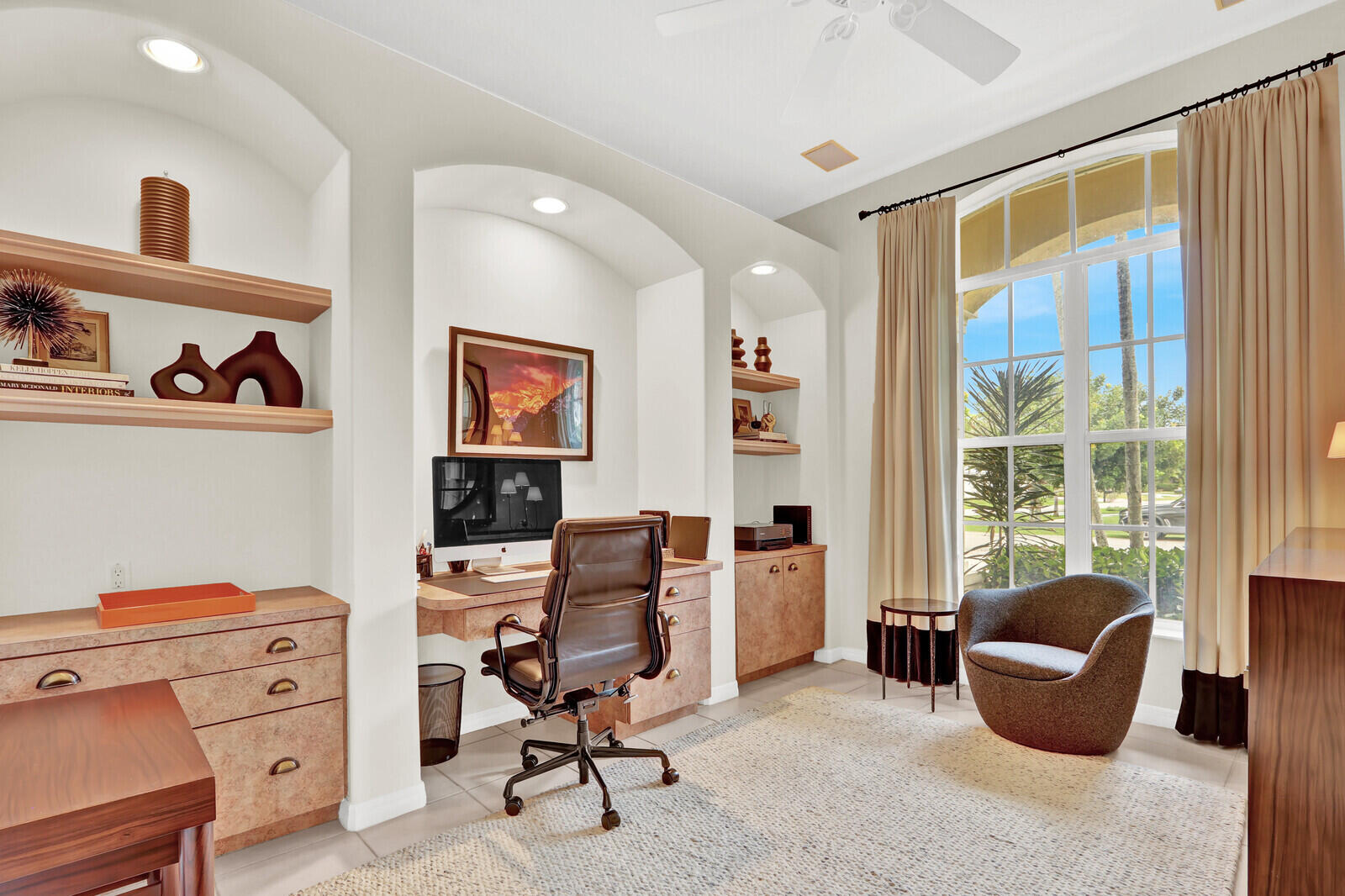 121 Olympus Way Jupiter, FL 33477 - Photo 13 of 13 a view of a workspace with furniture and a window