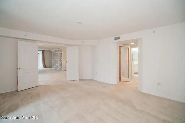 a view of an empty room