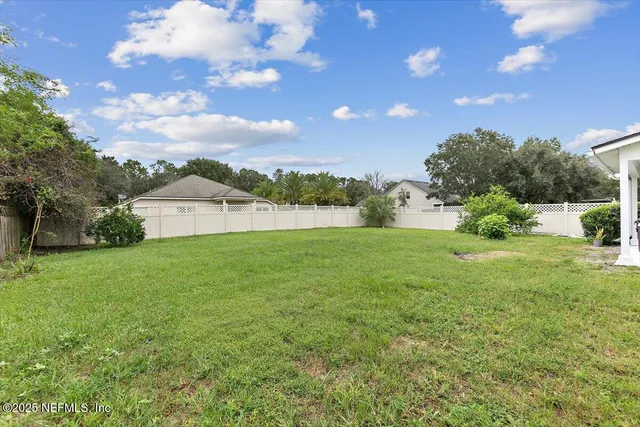 a view of an outdoor space and yard