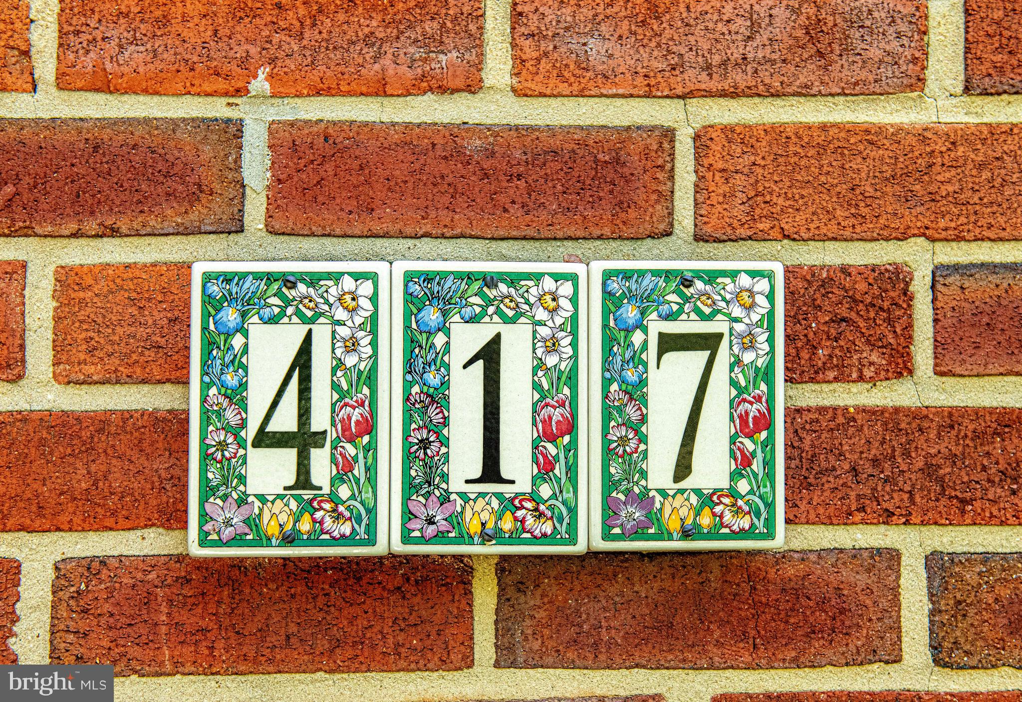 417 Terrace Way Towson, MD 21204 - Photo 70 of 73 Remember this number... Your new address!