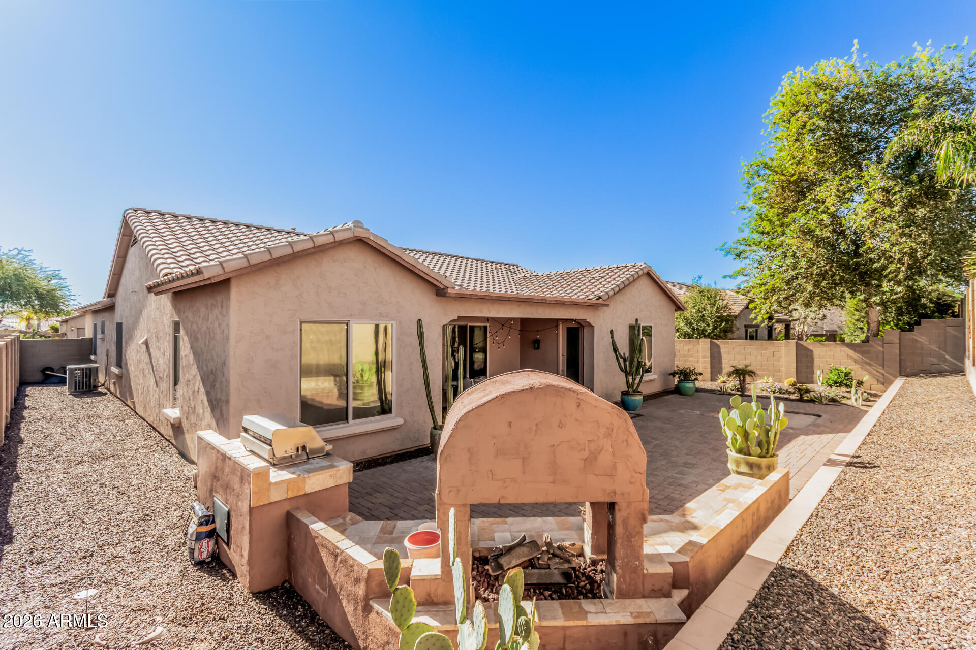 5606 West Desperado Way Phoenix, AZ 85083 - Photo 43 of 43 a front view of house with yard nad seating space