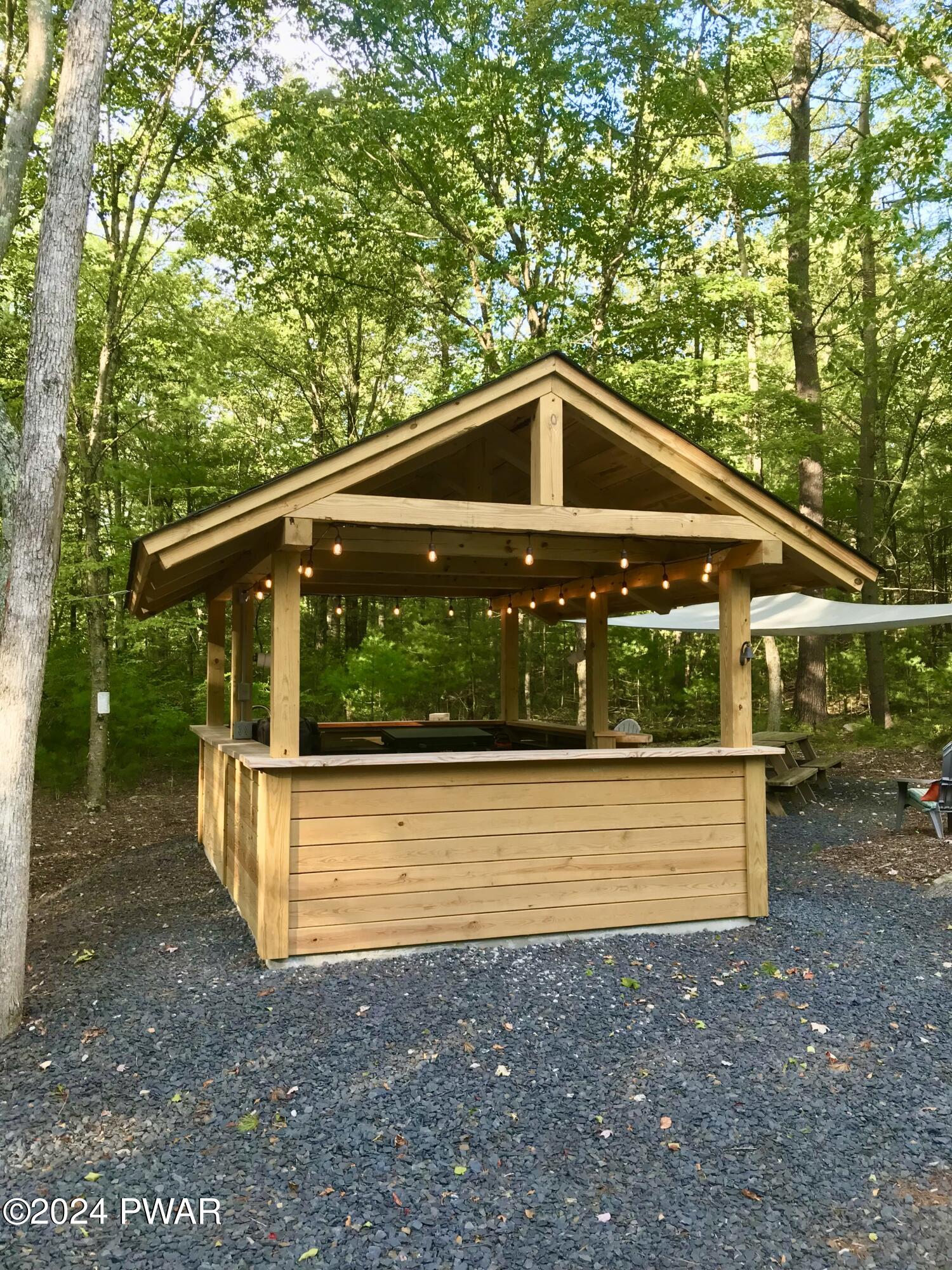 113 Fire Lane Road Dingmans Ferry, PA 18328 - Photo 11 of 79 outdoor cooking pavillion