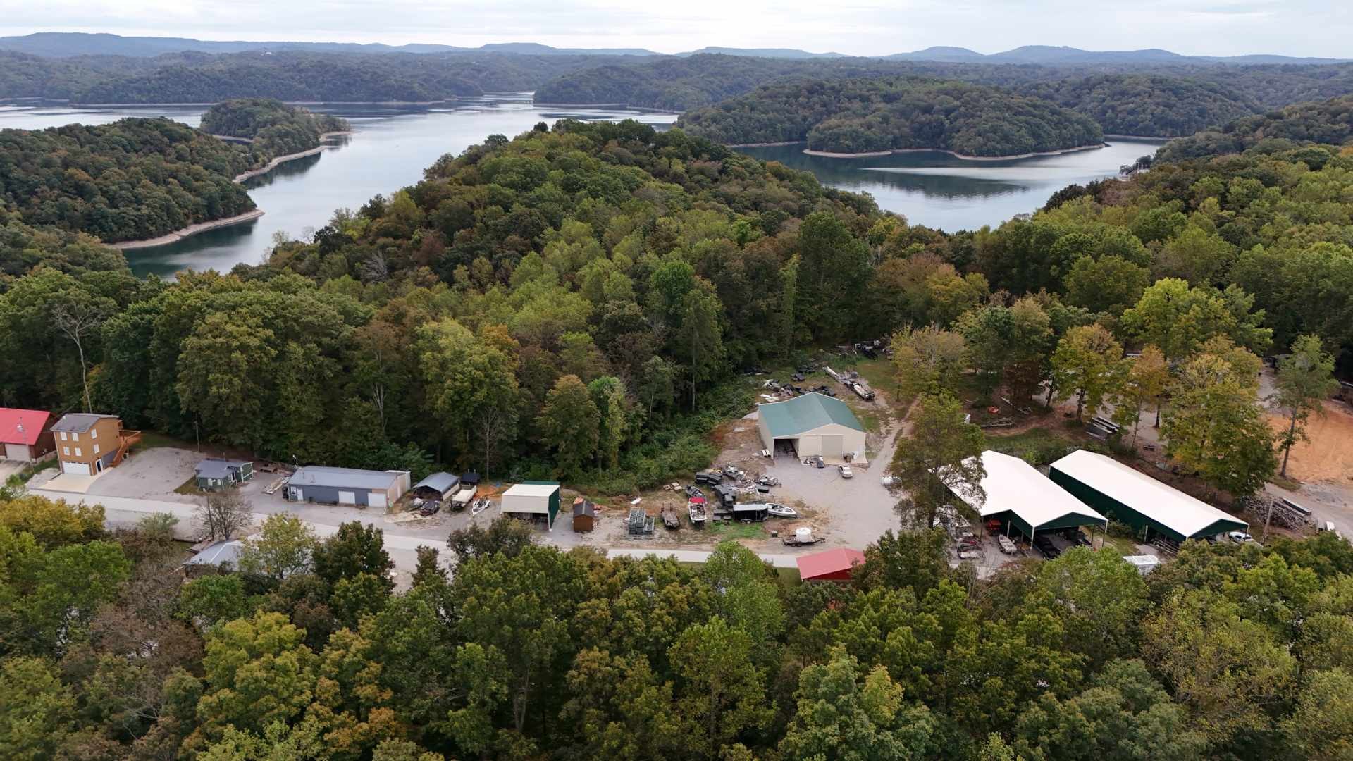 348 Bill Hunter Road Celina, TN 38551 - Photo 39 of 50 an aerial view of house with mountain view