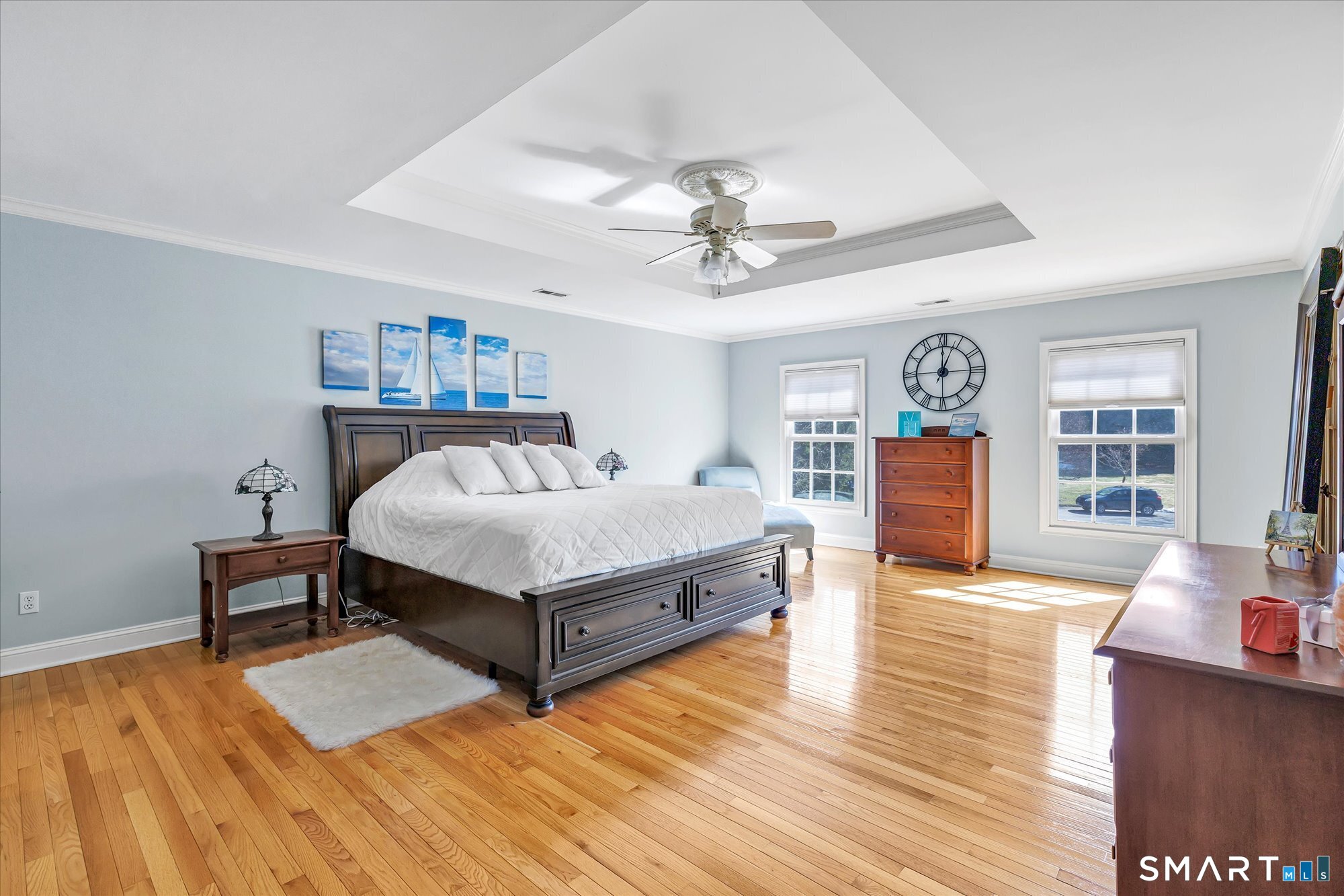 111 Stones Throw Trumbull, CT 06611 - Photo 30 of 47 a bedroom with furniture and a wooden floor