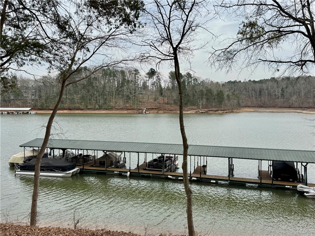 207 Watermarke Lane Anderson, SC 29625 - Photo 44 of 48 Covered Boat Slip Passes with the Sale with Unit 207. 6th from the left.