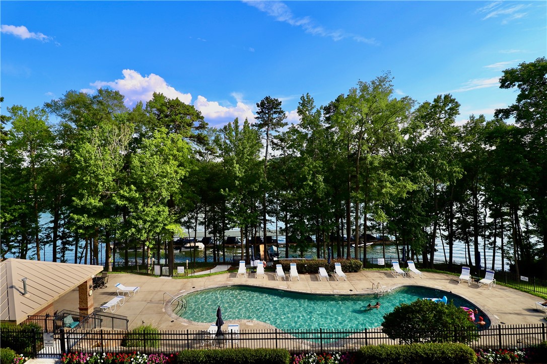 207 Watermarke Lane Anderson, SC 29625 - Photo 47 of 48 Lakeside Pool with View to Lake Hartwell