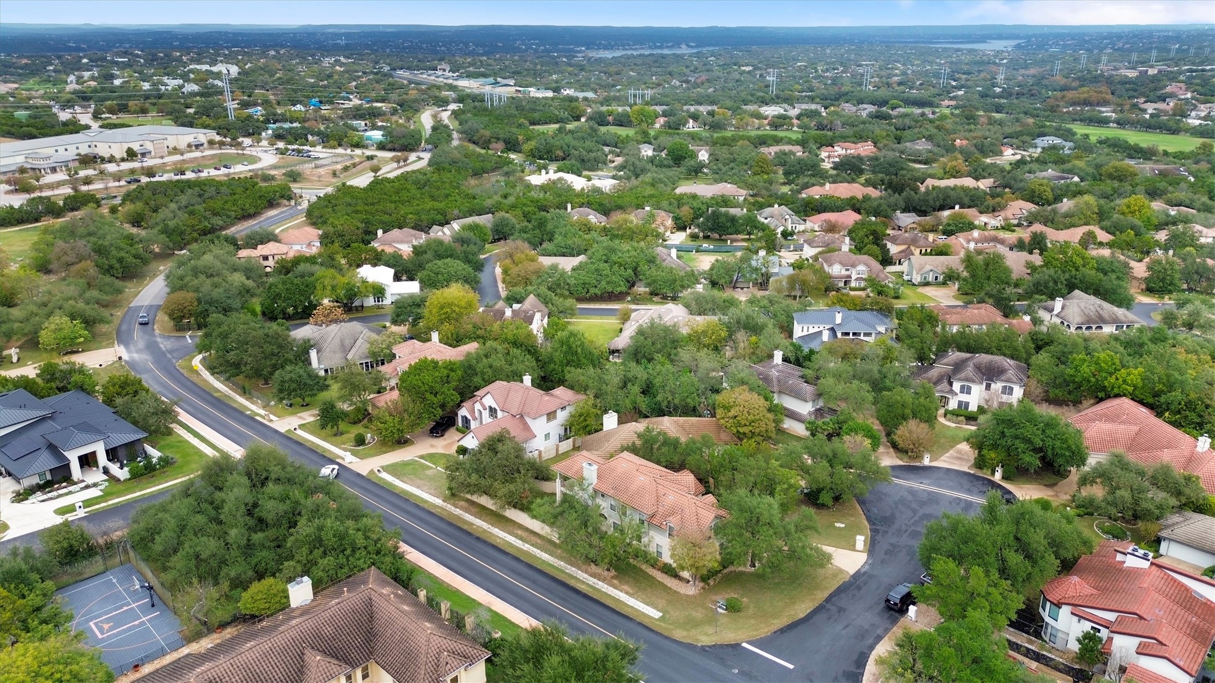 6 Monarch Oaks Lane Austin, TX 78738 - Photo 36 of 40 Aerial view of residential area