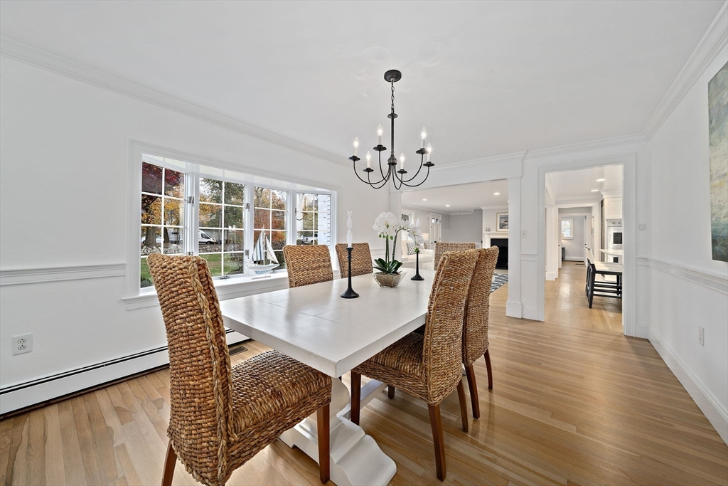 309 South Main Street Cohasset, MA 02025 - Photo 12 of 35 a view of a dining room with furniture window and wooden floor
