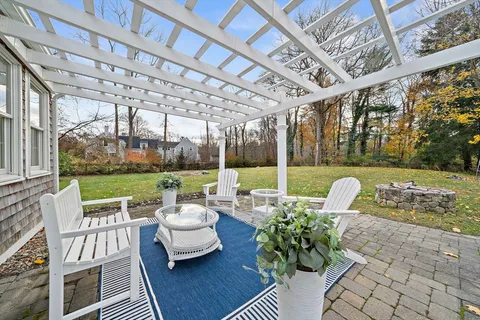 a patio view with patio