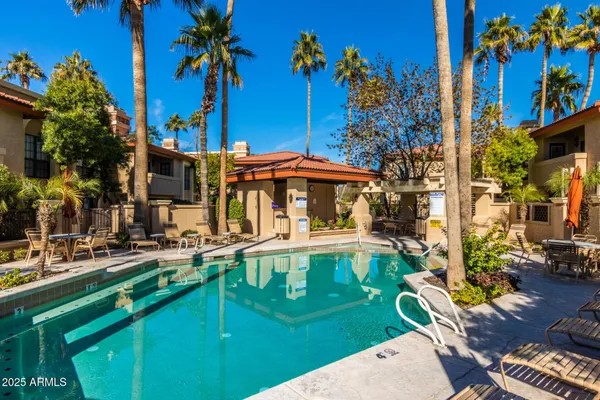 a view of a house with a patio