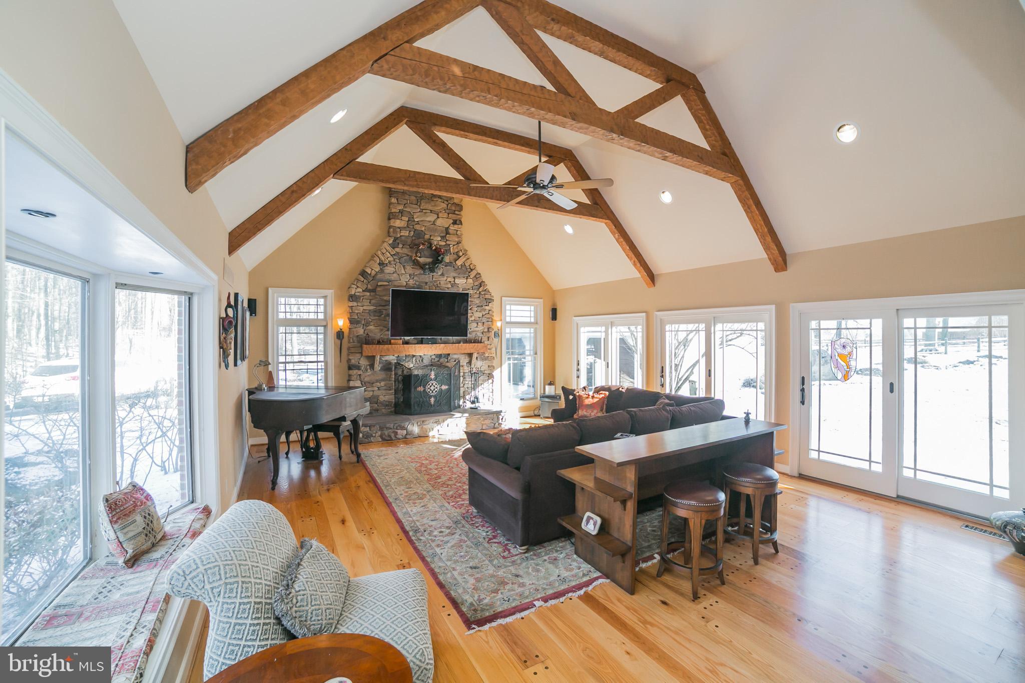 8080 Goshen Road Malvern, PA 19355 - Photo 9 of 51 Stone Hearth Fireplace