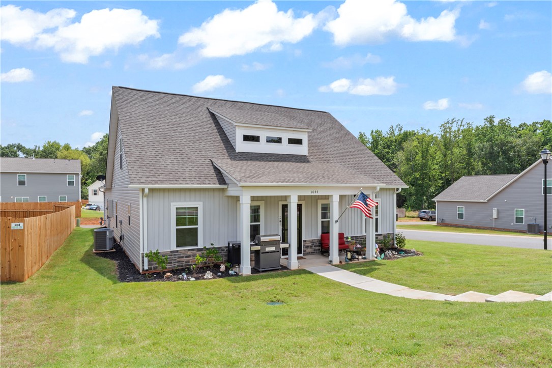 1044 Fairfield Drive Seneca, SC 29678 - Photo 1 of 46 Nice level front yard with inground sprinkler system.