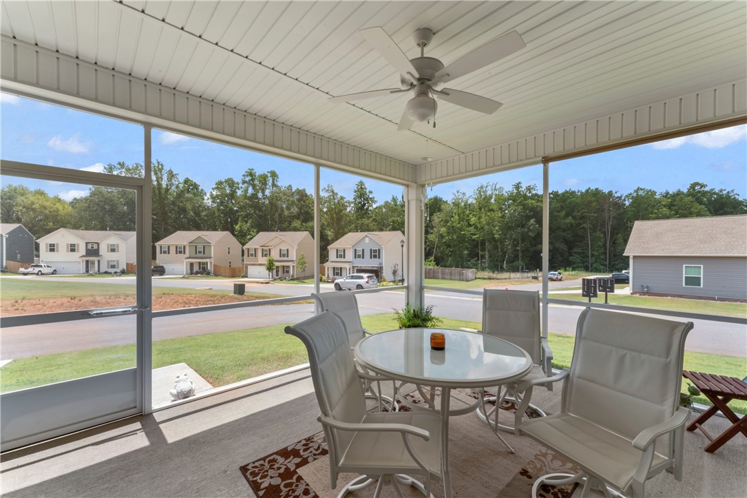 1044 Fairfield Drive Seneca, SC 29678 - Photo 15 of 46 Screened vinyl porch on rear of house.