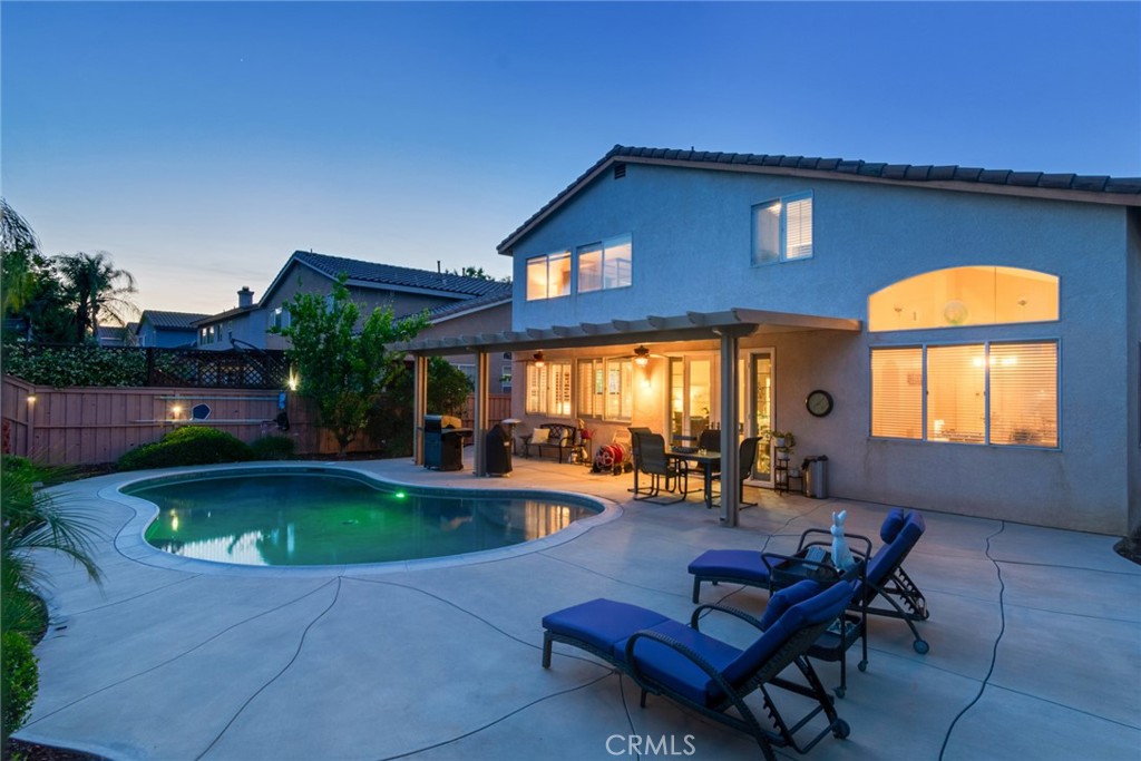20885 Bakal Drive Riverside, CA 92508 - Photo 37 of 47 a view of a house with swimming pool and sitting area