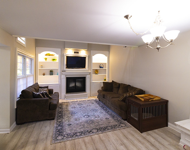 936 Chase Court Gurnee, IL 60031 - Photo 4 of 15 a living room with furniture and a fireplace