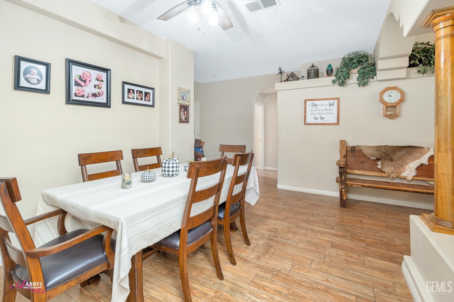 Undisclosed Address Bakersfield, CA 93312 - Photo 14 of 26 a view of a dining room with furniture