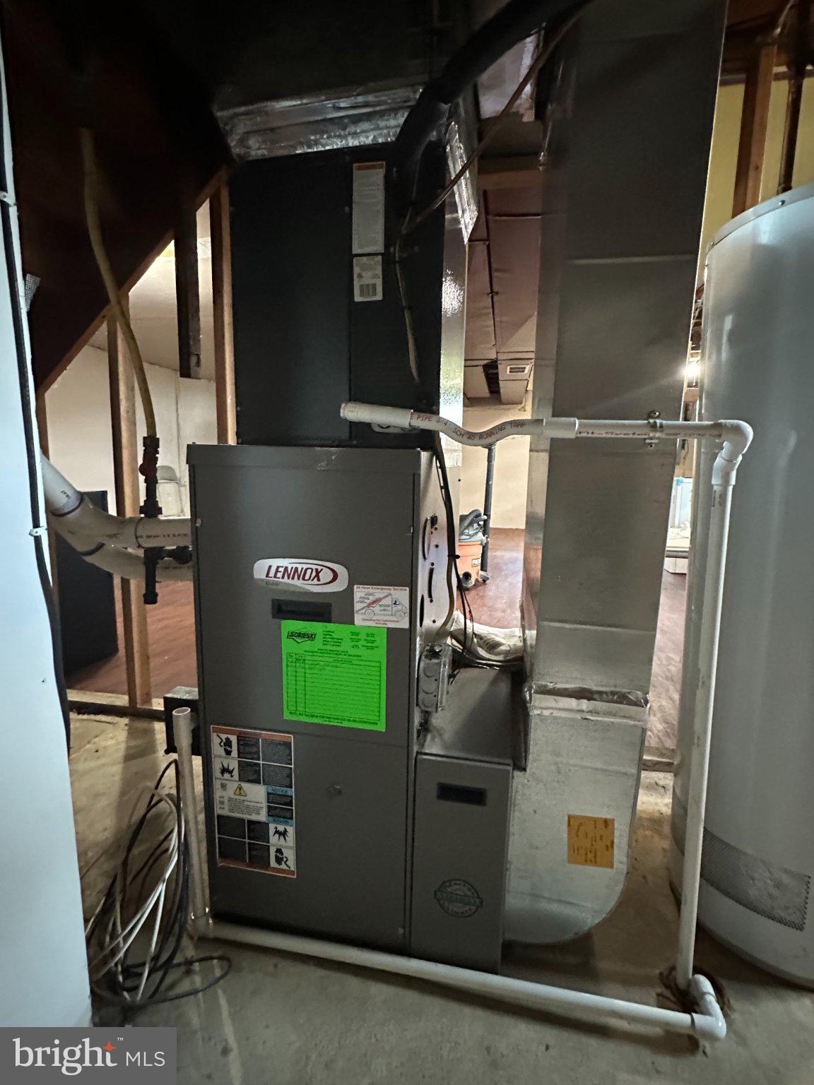 6 Chiming Road New Castle, DE 19720 - Photo 25 of 31 Modern HVAC system in a basement.