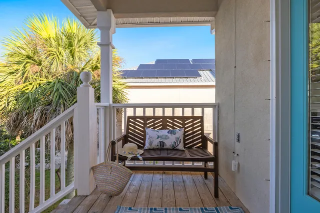 a view of a two chairs in the door
