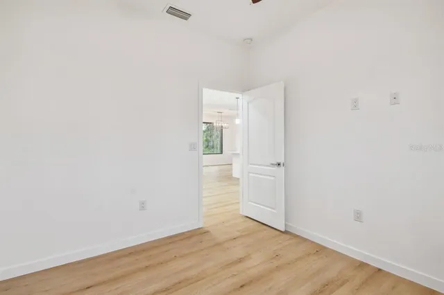 a view of a cabinet door