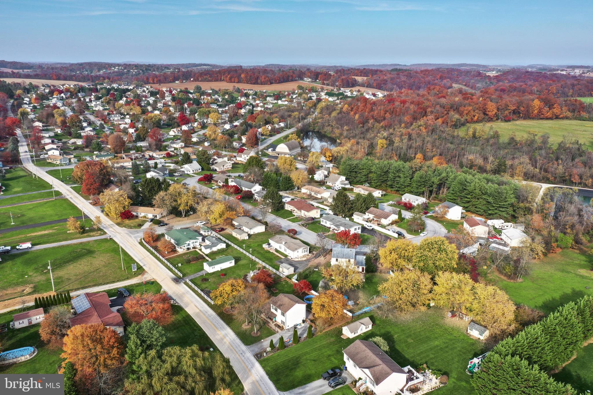 95 Sechrist Flat Road Felton, PA 17322 - Photo 42 of 45 an aerial view of residential houses with outdoor space