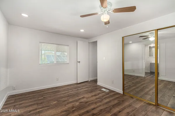 wooden floor in an empty room