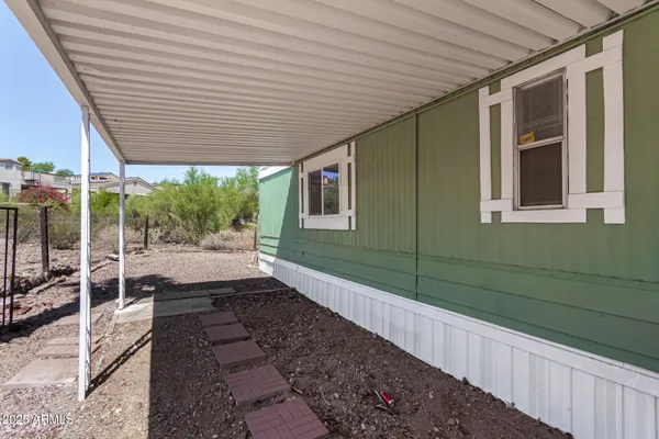 a view of a porch