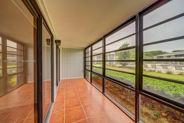 a view of balcony with a balcony