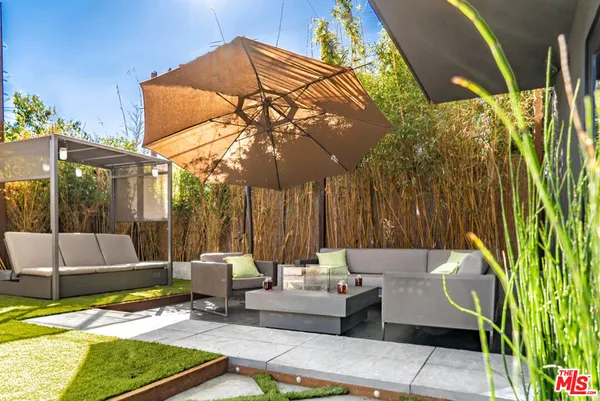 a patio view with patio