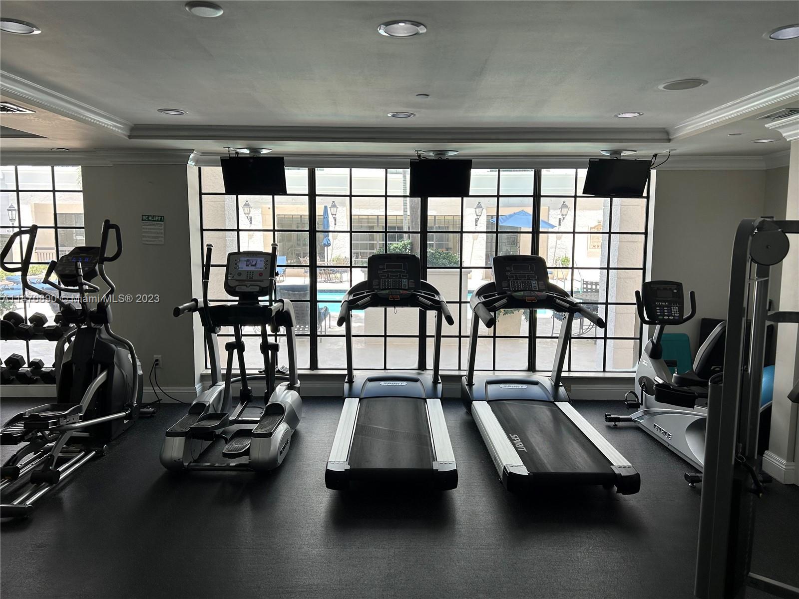 233 South Federal Highway, Unit 609 Boca Raton, FL 33432 - Photo 21 of 24 a view of a room with gym equipment