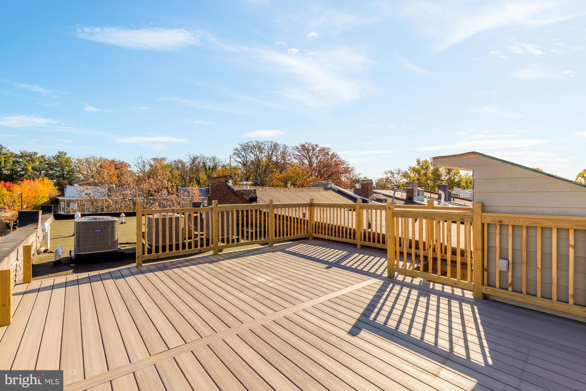 2324 North Capitol Street Northwest Washington, DC 20002 - Photo 31 of 35 a view of balcony with wooden floor and city view