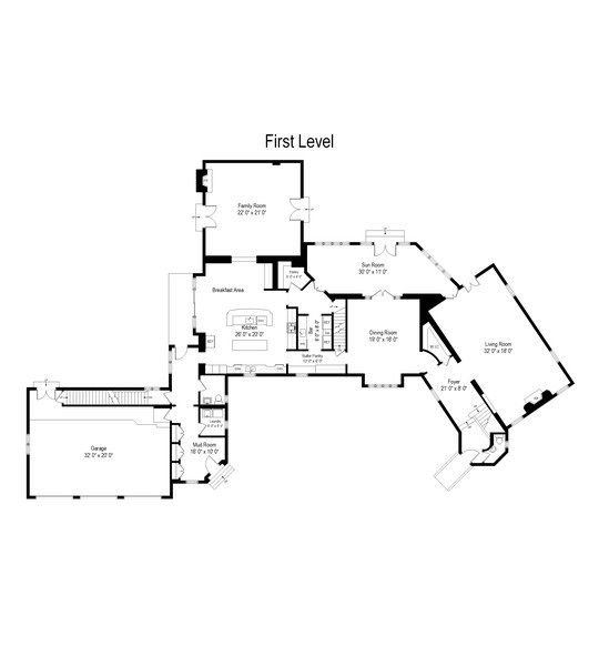 626 Warwick Road Kenilworth, IL 60043 - Photo 52 of 56 a picture of floor plan