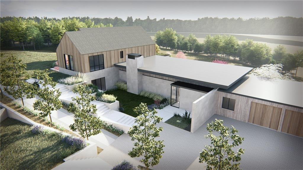 3190 Arden Road Northwest Atlanta, GA 30305 - Photo 11 of 11 a aerial view of a house with a yard