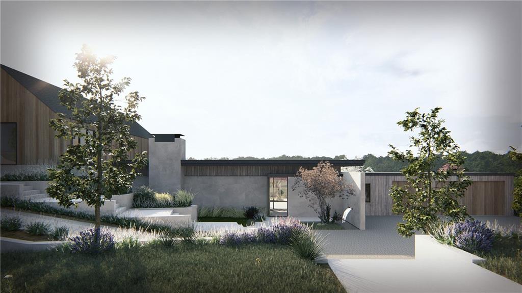 3190 Arden Road Northwest Atlanta, GA 30305 - Photo 9 of 11 a view of a garden with a building in the background