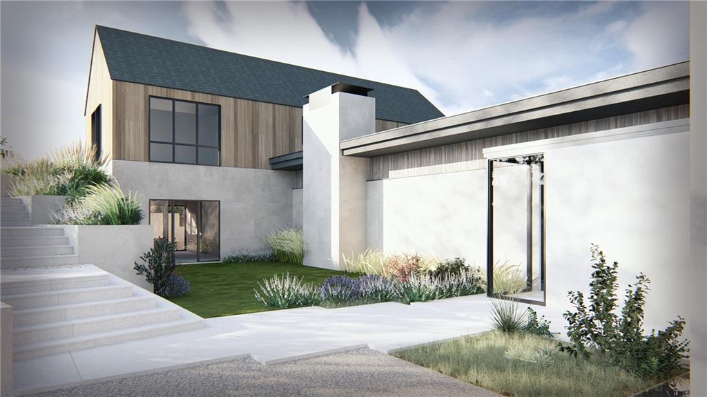 3190 Arden Road Northwest Atlanta, GA 30305 - Photo 10 of 11 a front view of a house with a yard and garage