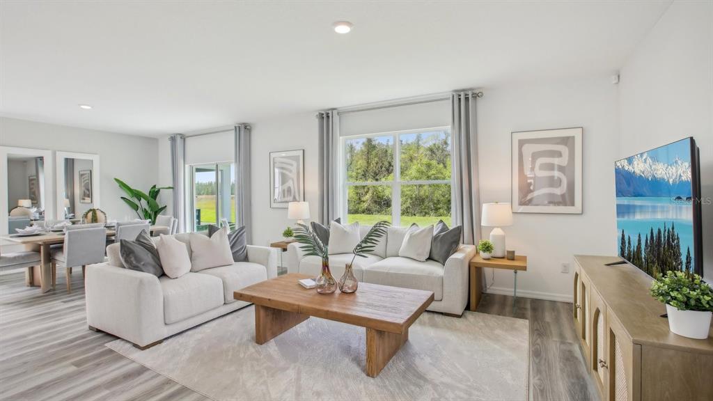 38370 Tea Rose Avenue Zephyrhills, FL 33540 - Photo 3 of 36 a living room with furniture potted plant and a large window