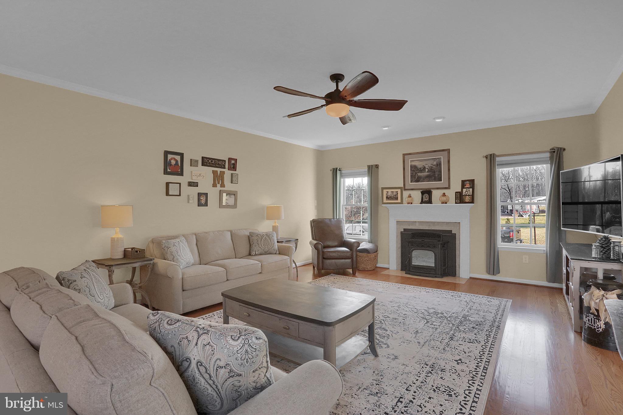 1508 Ridge Road Whiteford, MD 21160 - Photo 4 of 56 Family room with pellet stove