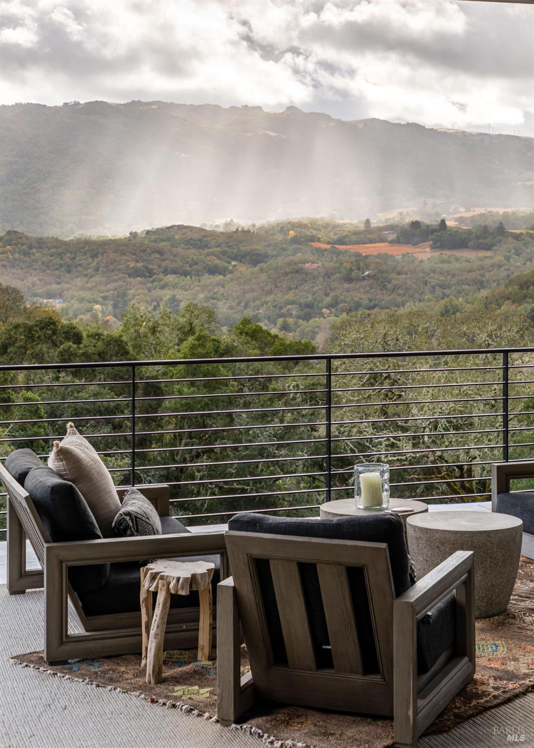 1970 Warm Springs Road Glen Ellen, CA 95442 - Photo 13 of 41 a view of a terrace with couches