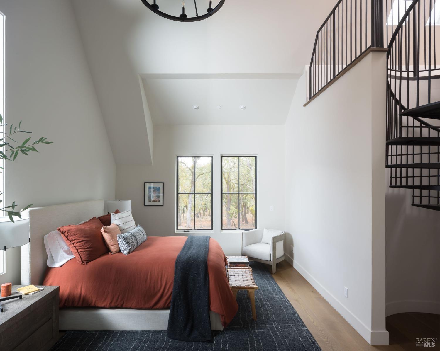 1970 Warm Springs Road Glen Ellen, CA 95442 - Photo 18 of 41 a bedroom with a bed and a window