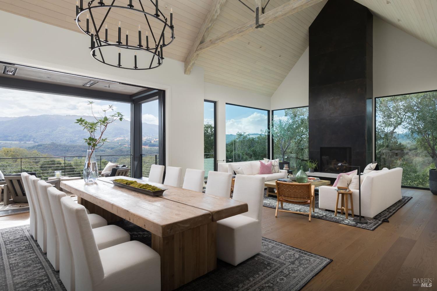 1970 Warm Springs Road Glen Ellen, CA 95442 - Photo 3 of 41 a living room with furniture and a large window