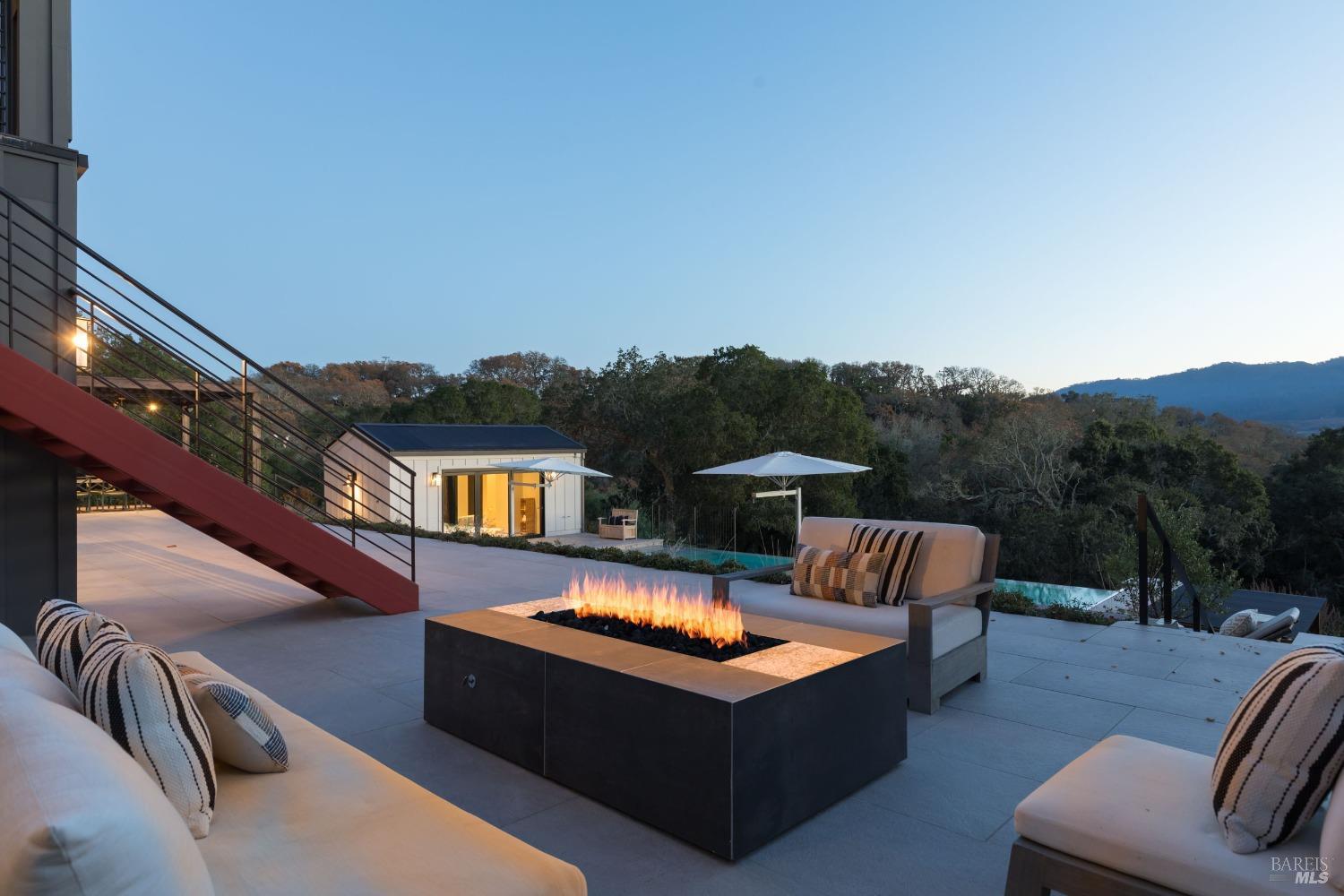 1970 Warm Springs Road Glen Ellen, CA 95442 - Photo 32 of 41 a view of a couches in the roof deck
