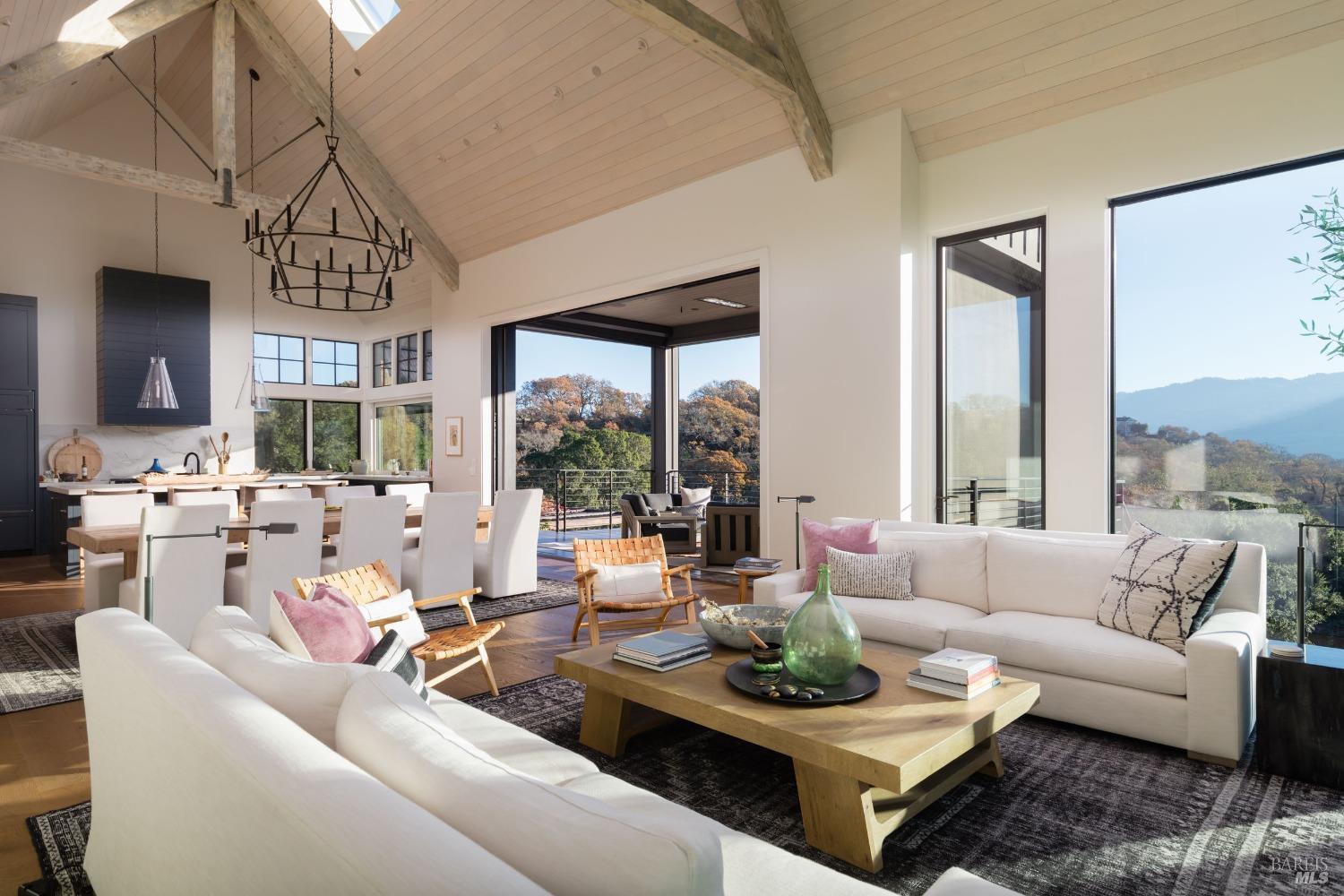 1970 Warm Springs Road Glen Ellen, CA 95442 - Photo 6 of 41 a living room with furniture and a large window