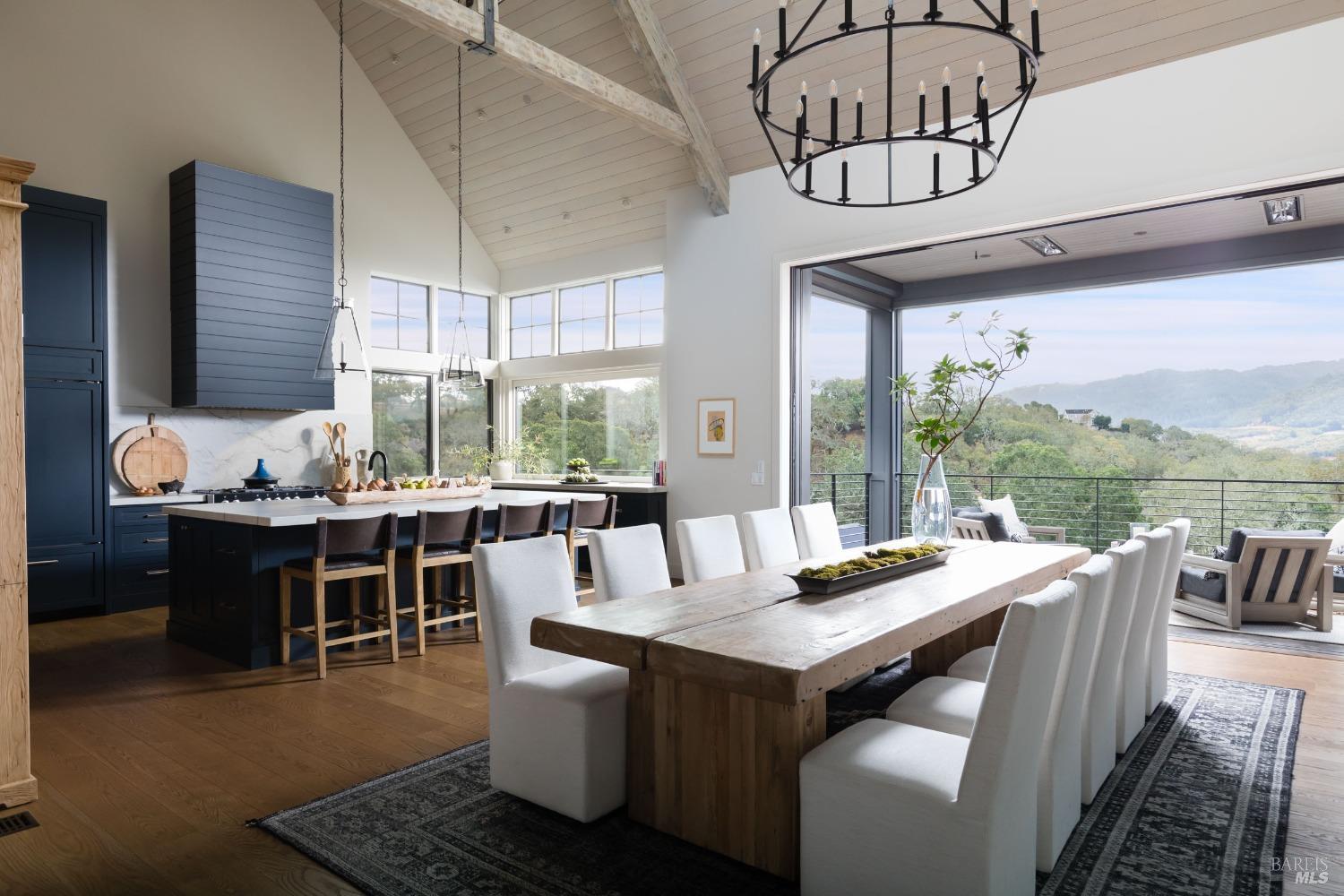 1970 Warm Springs Road Glen Ellen, CA 95442 - Photo 8 of 41 a view of a dining room with furniture window and outside view