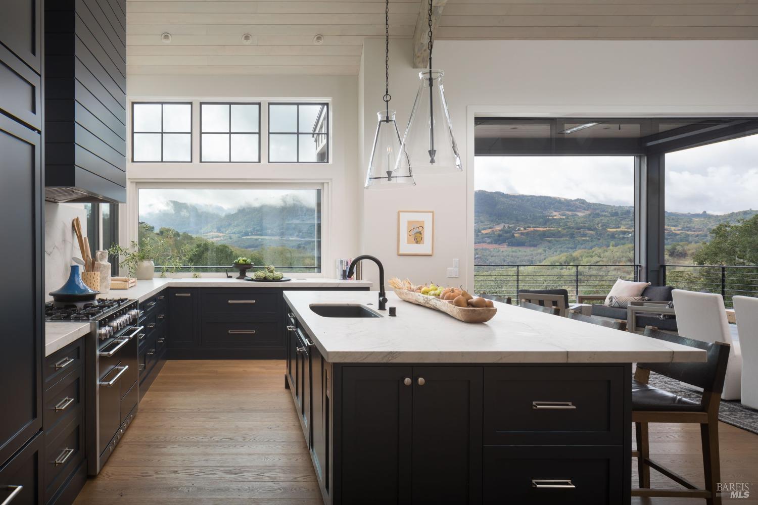 1970 Warm Springs Road Glen Ellen, CA 95442 - Photo 10 of 41 a kitchen with a sink a counter top space and stainless steel appliances